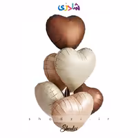 پک بادکنک قلب نود 6 عددی