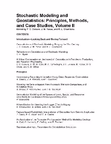 خرید و دانلود نسخه کامل کتاب Stochastic modeling and geostatistics: principles, methods, and case studies, volume II