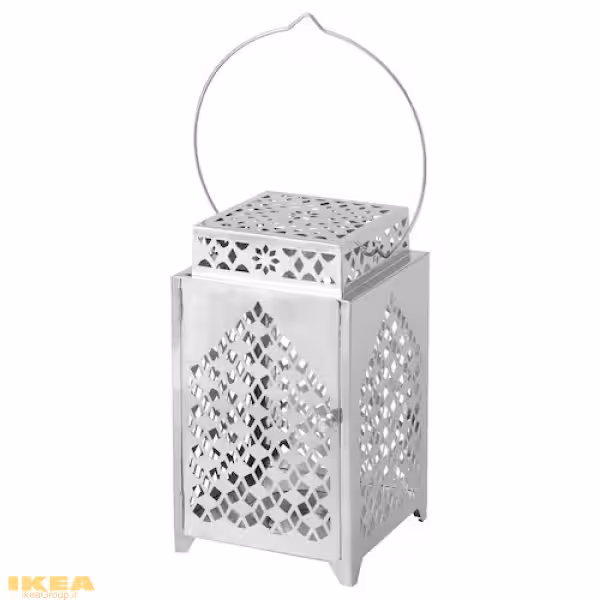 فانوس نقره ای مدل GOKVÄLLÅ | برند ایکیا | ارسال 15 الی 20 رو کاری