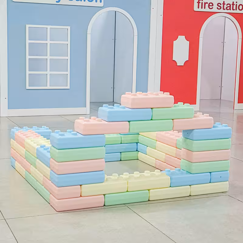 بلوک خانه سازی 60 عددی پاستلی کد 6999536