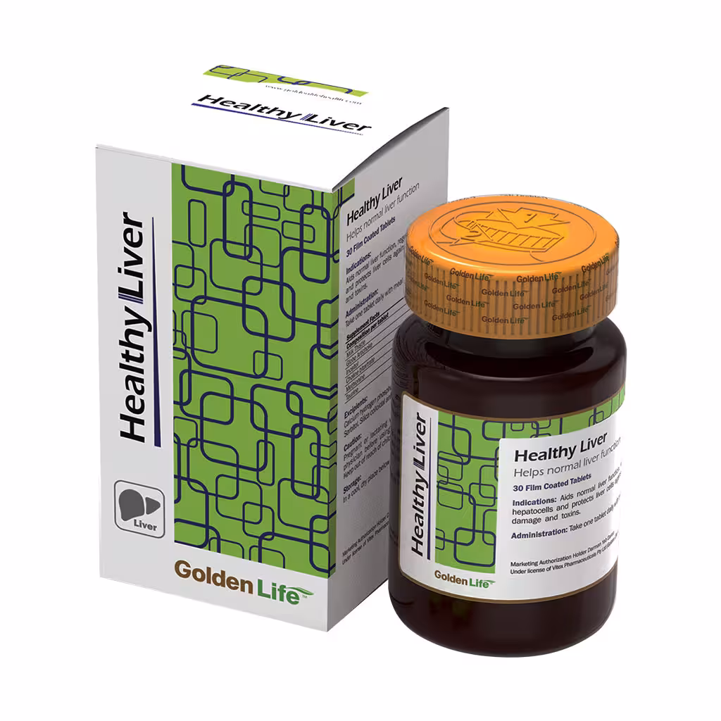 قرص هلسی لیور گلدن لایف 30 عدد Golden Life Healthy Liver 30 Tablets