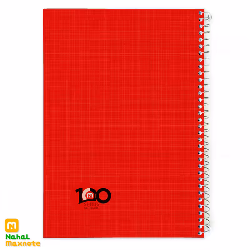 دفتر 100 برگ سیمی تک رنگ کد 9123.طرح 6