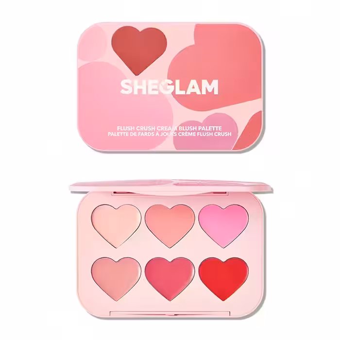 پالت رژ گونه کرمی شیگلم مدل فلاش کراشFLUSH CRUSH CREAM BLUSH PALETTE