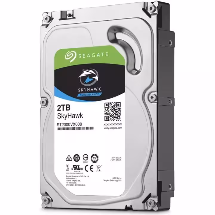 هارد 2 ترابایت سیگیت اینترنال  مدل HDD Seagate SkyHawk ST2000VX017 2TB ( استوک )