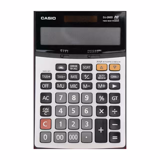 ماشین حساب کاسیو مدل DJ-260D