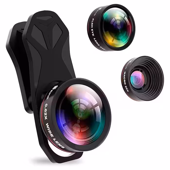 کیت لنز دوربین گوشی Selvim 3 in 1