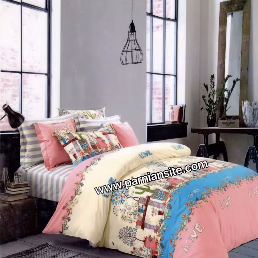 روتختی دخترانه گلدان و کاکتوس