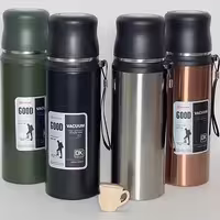 فلاسک استیل کوهنوردی GOOD، ظرفیت 800 میلی‌لیتر، برند MOUNTAIN