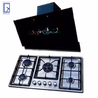 ست اجاق گاز صفحه ای و هود دنپاسر مدل T90Fn