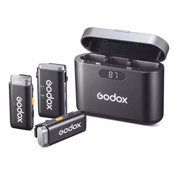 میکروفون بی‌سیم دو کاناله GODOX WEC Kit2