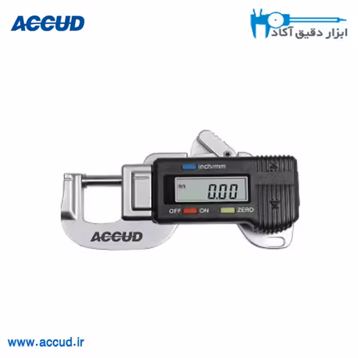 ضخامت سنج جیبی مهندسی 12.7-0 میلی متر Accud (آکاد) مدل 432-012-11