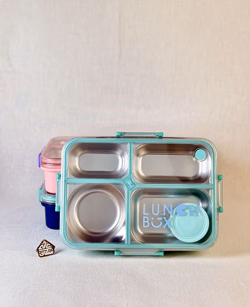 لانچ باکس داخل استیل وکیوم باکس دار کد002997