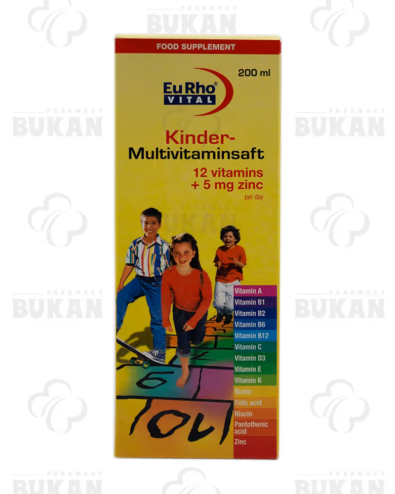 شربت کیندر مولتی ویتامین یوروویتال