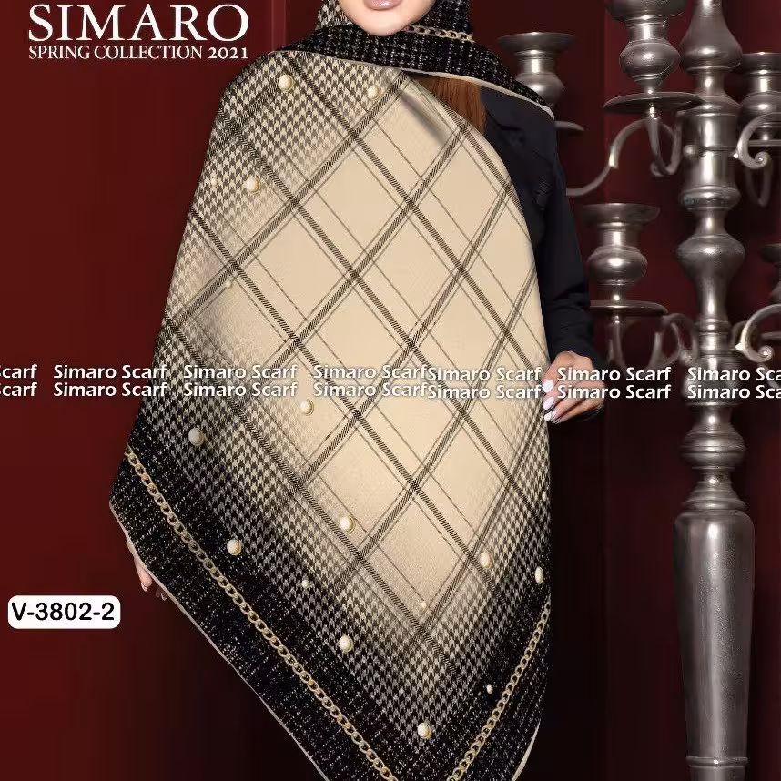 روسری تک نخی قواره 140 کد s7