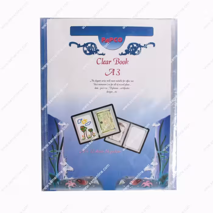 کاور کلاسور پاپکو سایز A3 بسته 100 عددی