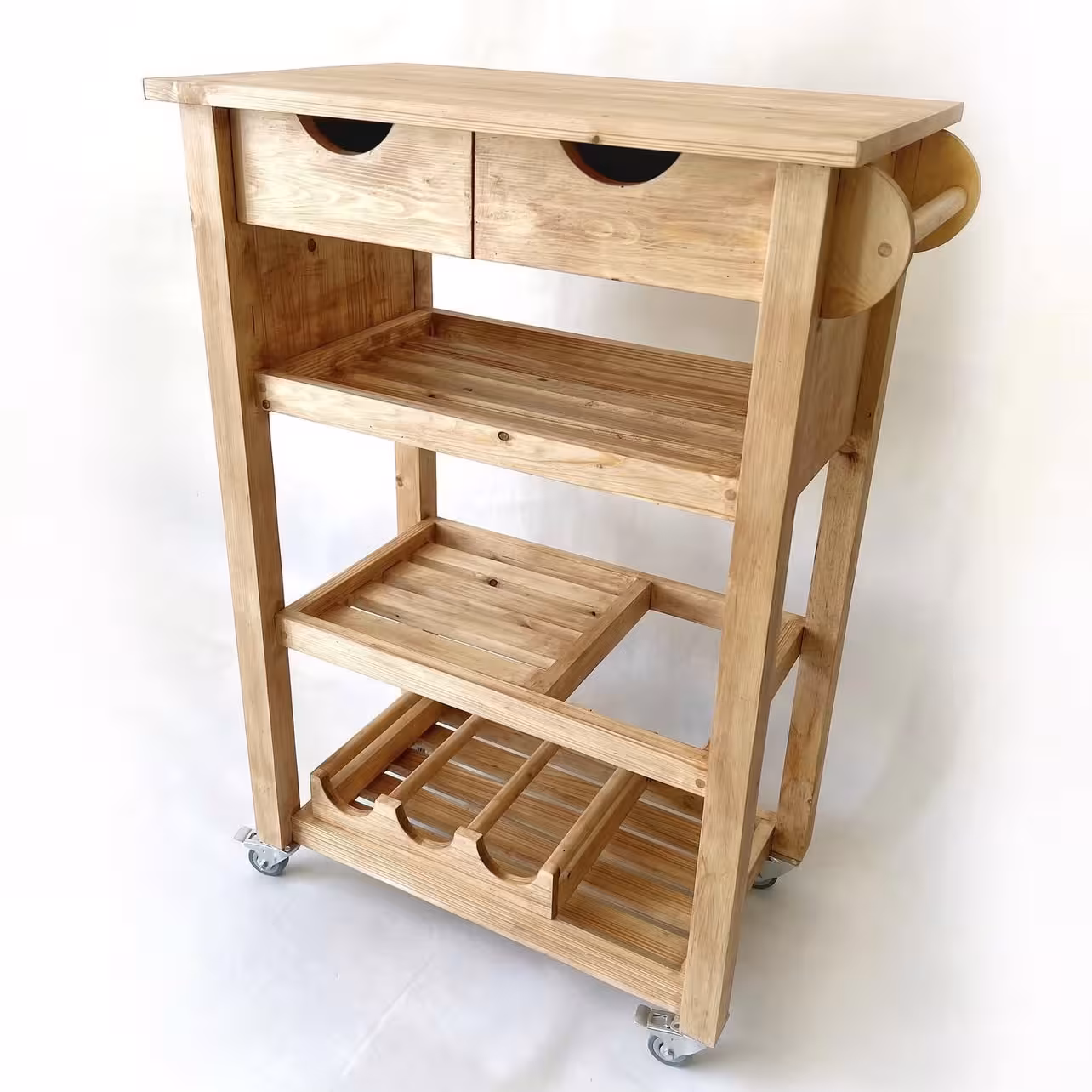 ترولی سرو چوبی