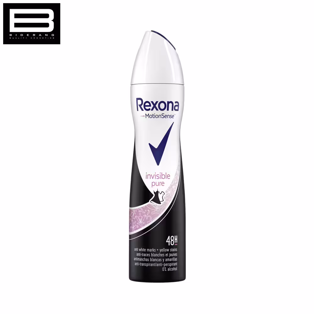 اسپری بدن زنانه رکسونا مدل invisible pure حجم 200ml