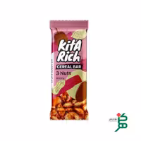 انرژی بار فشرده مخلوط غلات و 3 مغز خوراکی کیتا ریچ 40 گرم