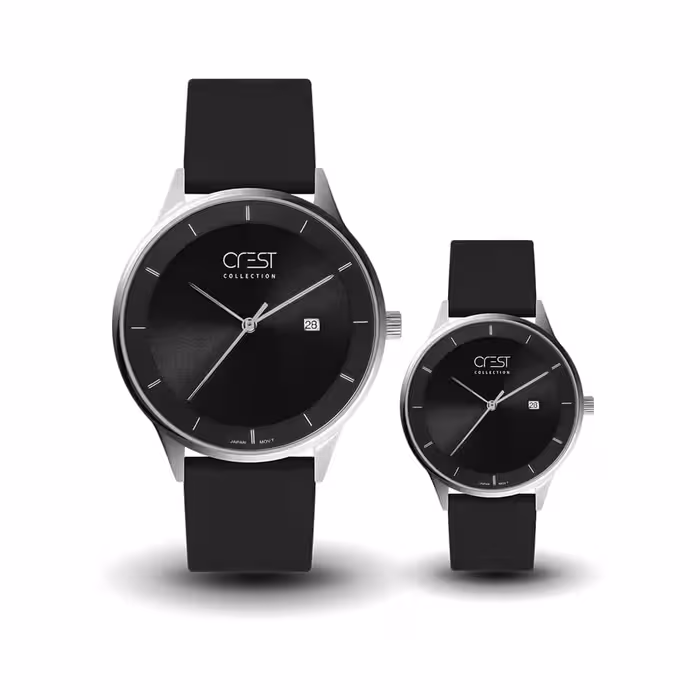 ست ساعت مچی زنانه و مردانه کرست مدل 6031-1 (اورجینال)