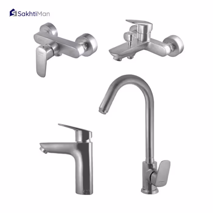 ست شیرآلات درخشان مدل هانس