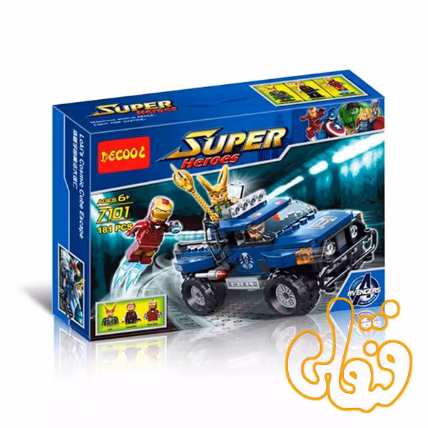 ساختنی لگو آیرونمن و ماشین 7101