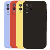 قاب سیلیکونی محافظ لنزدار ریلمی مدل Silicone Cover For Realme 8