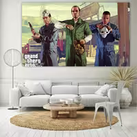 تابلو شاسی طرح GTAV مدل STB1375 | دنیای قاب