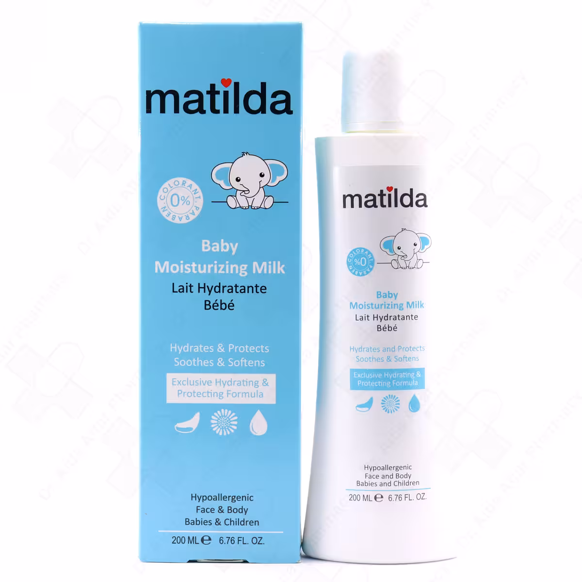 شیر مرطوب کننده کودک ماتیلدا 200 میلی لیتر