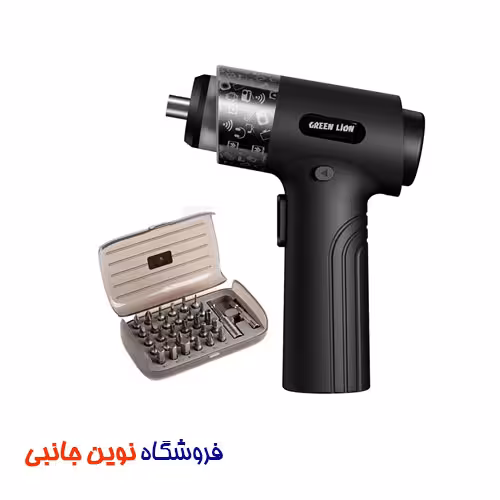 ست پیچ گوشتی شارژی گرین لاین مدل GN35IN1ELSDG دارای 35 سری مختلف | Green Lion 35 in 1 Electric Screwdriver Set GN35IN1ELSDG (تک و عمده)