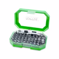 جعبه بیت کامل 1/4 ، با دسته جغجغه مینی مدل GACW3504S تاپ تول TOPTUL