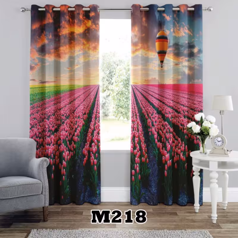 پرده سه بعدی طرح طبیعت