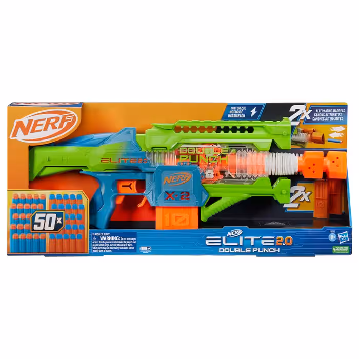 تفنگ نرف Nerf مدل Elite 2.0 Double Punch