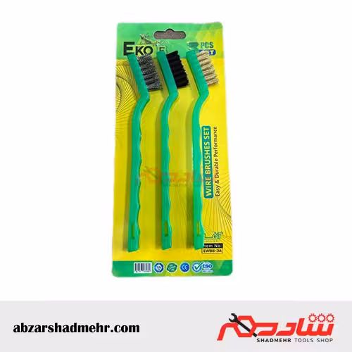 ست برس مسواکی 3 عددی اکو EWBS-3A