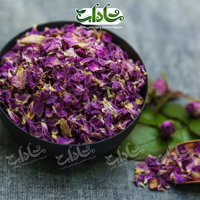 پر گل محمدی 100g بسته بندی پاکتی