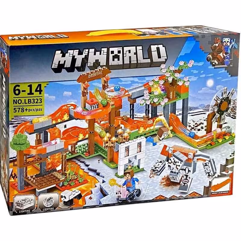 ساختنی لگو ماینکرافت mincraft کد 323