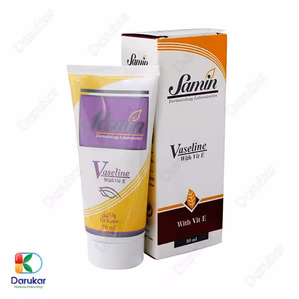وازلین حاوی ویتامین E ثمین 50 میلی لیتر