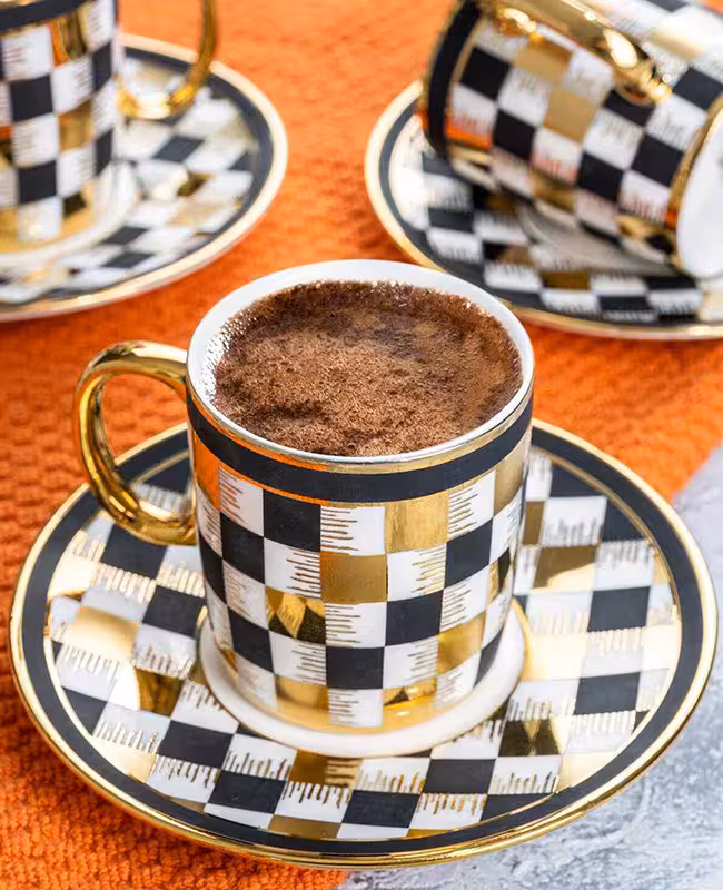 سرویس قهوه خوری 6 نفره ترک markei آجار acar