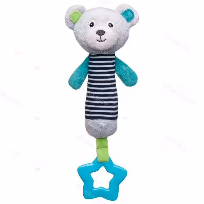 جغجغه سوسیسی دندان گیر دار طرح خرس کانپول Canpol