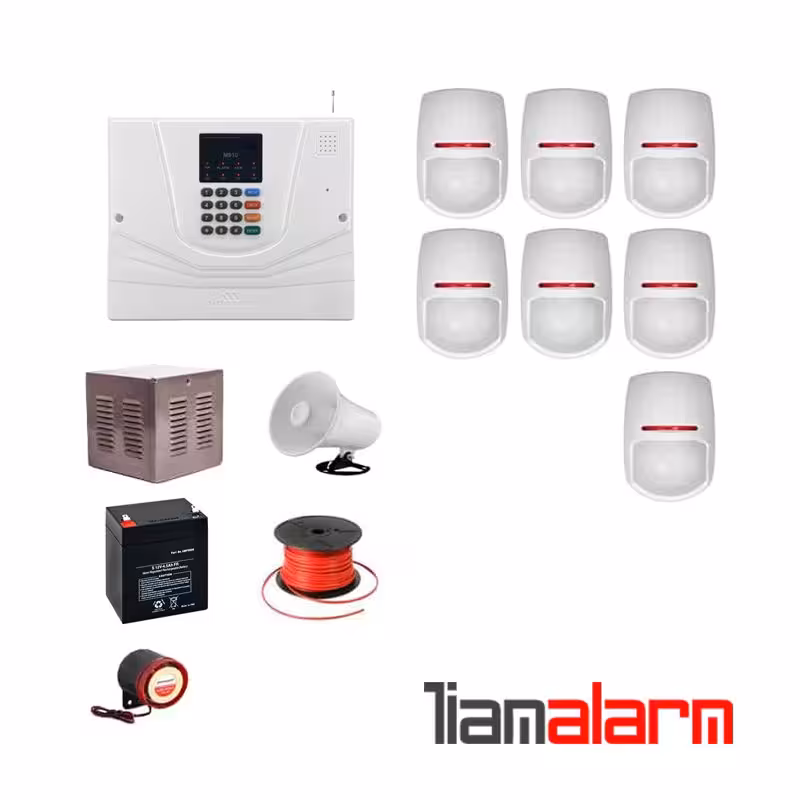 پکیج دزدگیر اماکن باسیم مدل مستر سیم کارتی و تلفنی M930PY7