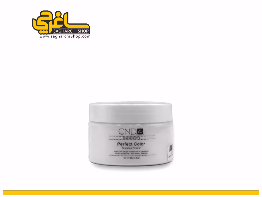 پودر کاشت ناخن سفید روشن سی ان دی CND BRIGHT WHITE