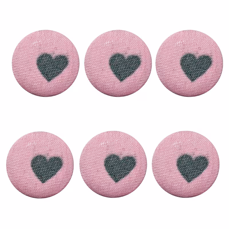 دکمه مدل قلبی بسته 6 عددی