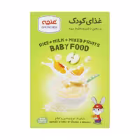 غذای کودک برنجین با شیر و مخلوط میوه غنچه – 250 گرم