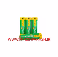 باتری رویالوکس (پارس شعاع توس) قلمی مدل SUPER HEAVY DUTY مدل 1045 بسته 4 عددی