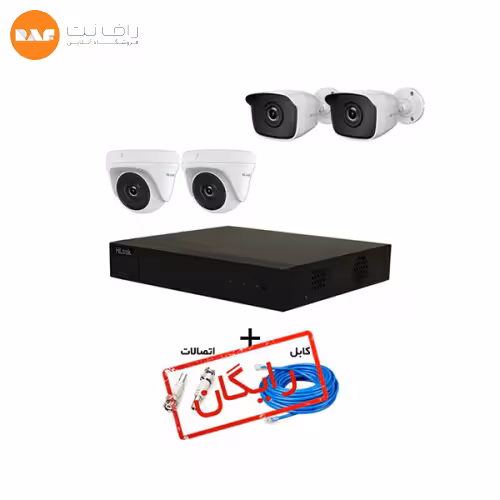 قیمت   خرید آنلاین فوری پکیج دوربین مداربسته هایلوک کد P.H.4.BBDD