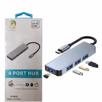 هاب 4پورت USB3 تایپ سی پی نت مدل P-3612