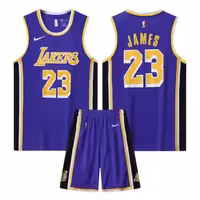 پیراهن و شورت بسکتبالی لس آنجلس لیکرز بنفش شماره 23