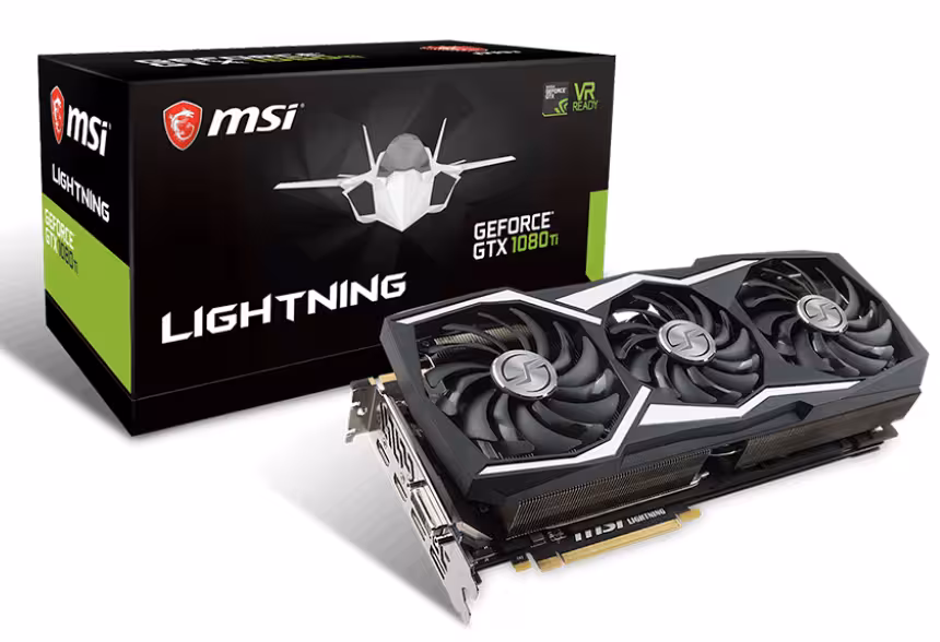 کارت گرافیک ام اس آی مدل جی تی ایکس 1080 تی آی لایتنینگ ایکس با حافظه 11 گیگابایت