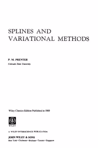 خرید و دانلود نسخه کامل کتاب Splines and variational methods