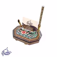 جاقلمی خاتم طرح گل و مرغ