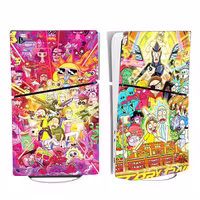 برچسب کنسول PS5 SLIM (GO) طرح ریک و مورتی rick & morty